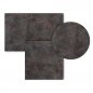 Preview: HPL table top "Enfiber Metallic Oxid" Ø70cm 12mm thick