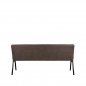 Preview: Πάγκος τραπεζαρίας Matz 175x62x86 cm ανθρακι