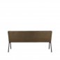 Preview: Dining room bench Matz 175x62x86 cm in khaki army green