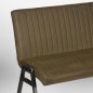 Preview: Dining room bench Matz 175x62x86 cm in khaki army green