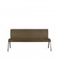 Preview: Dining room bench Matz 175x62x86 cm in khaki army green