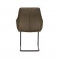 Preview: modern dining chair in army green 59x59x88 cm