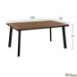 Preview: Esstisch-Set 7 Stk. | Tisch Polywood und Aluminiumrahmen, Sessel aus Aluminiumrahmen + Textile