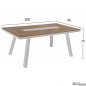Preview: Esstisch-Set 7 Stk. in weißer Farbe | Polywood Tisch | Miller-Sessel aus Aluminiumrahmen