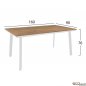 Preview: Esstisch-Set 7 Stk. in weißer Farbe | Polywood Tisch | Sessel aus Aluminiumrahmen