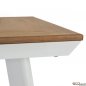 Preview: Esstisch-Set 7 Stk. in weißer Farbe | Polywood Tisch | Sessel aus Aluminiumrahmen