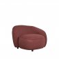 Preview: Right armchair "Livo" in red boucle