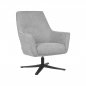 Preview: Armchair "DOT" 76x75x90 cm Zinc mesh | Black metal