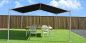 Preview: "Festa Roof" terrace covering 3m x 3m in black made of aluminum and polyester