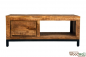 Preview: Moderner couchtisch aus stabilem mangoholz