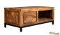 Preview: Moderner couchtisch aus stabilem mangoholz