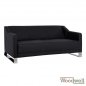 Preview: "Kizzy" 3-Sitzer Sofa, in schwarz