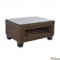 Preview: Handgefertigte Sofaecke Bamboo ROCKY II mit 4 Sitzen und Tisch