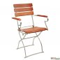 Preview: Folding beer garden armchair Kempten in 4 colors