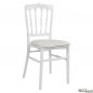 Preview: Cushion with wooden floor in white color for NAPOLEON - TIFFANY chair