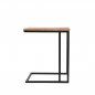 Preview: Laptoptisch Move 35x50x61 cm Raues Mangoholz | Schwarzes Metall