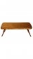 Preview: Bank "Luigi" 120x48x46 cm aus Stoff und Holzbeinen