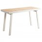 Preview: "NOFI" BARTISCH SET 7-TEILIG AUS ALUMINIUM UND TEAKHOLZ WEIß