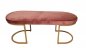 Preview: Bank "Orion" 180x48x46 cm aus Stoff und Metallgestell