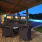 Preview: California outdoor armchair in brown