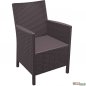 Preview: California outdoor armchair in brown