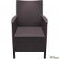 Preview: California outdoor armchair in brown