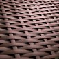 Preview: Polyrattan-Gartenstuhl Florida I XXL - Bistrostuhl aus Kunststoff mit Einer max. Belastbarkeit von: 160 kg I erhältlich Braun