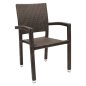 Preview: PORTO stacking armchair available in Mocca