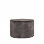 Preview: Hocker Tibo 55x55x40 cm Anthrazit Velours