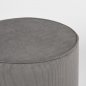 Preview: Hocker Tibo 55x55x40 cm Dunkelgraues Ribcord