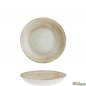 Preview: 6 er Set Premium Porzellan Bonna Patera tiefe Porzellansalatschale 23 cm- 1000cc beige