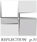 Preview: "Reflection" wandpaneele in weiß - 1 quadratmeter