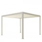 Preview: Terrace covering "Reflect" 3m x 3m in white made of aluminum
