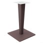 Preview: Riva table leg rattan in brown 45x45x71 cm