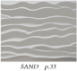 Preview: "Sand" Wandpaneele in Weiß - 1 Quadratmeter