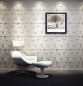 Preview: "Square" wall panels in white - 1 square meter