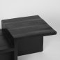 Preview: Coffee table "Skip" 90x50x42 cm from black mango wood