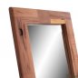 Preview: Wall Mirror from solid mango wood 109,5 x 4 x 70 cm | Tree trunk furniture