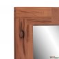 Preview: Wall Mirror from solid mango wood 109,5 x 4 x 70 cm | Tree trunk furniture