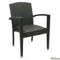 Preview: Maui stacking armchair in black