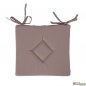 Preview: Stuhlkissen Bono in Farbe Beige.