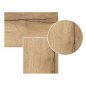 Preview: Table top melamine "Oak Nature" 80x80cm 25mm thickness