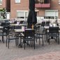 Preview: Outdoor Tischuntergestell "Tivoli 3" aus  Aluminiumguss 72cm Höhe in Schwarz