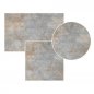 Preview: Επιτραπέζιο "Topalit Zinc" Ø70cm, πάχος 26-34 mm - Ξύλο υψηλής συμπίεσης