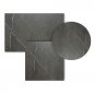 Preview: HPL Tischplatte "Enfiber Nereta Grey" Ø80cm 12mm Dicke