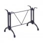 Preview: Outdoor Tischuntergestell "Tivoli 2" aus  Aluminiumguss 72cm Höhe in Schwarz