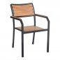Preview: Aluminium Stuhl "Tight" 61,5x85x44x57 cm