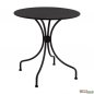 Preview: Metalltisch Amore in Farbe Schwarz