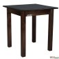 Preview: Tisch aus Buchenholzbeinen und MDF Oberfläche in Farbe Wenge