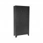 Preview: Regalschrank FENCE 90x40x185 cm Schwarzes Metall